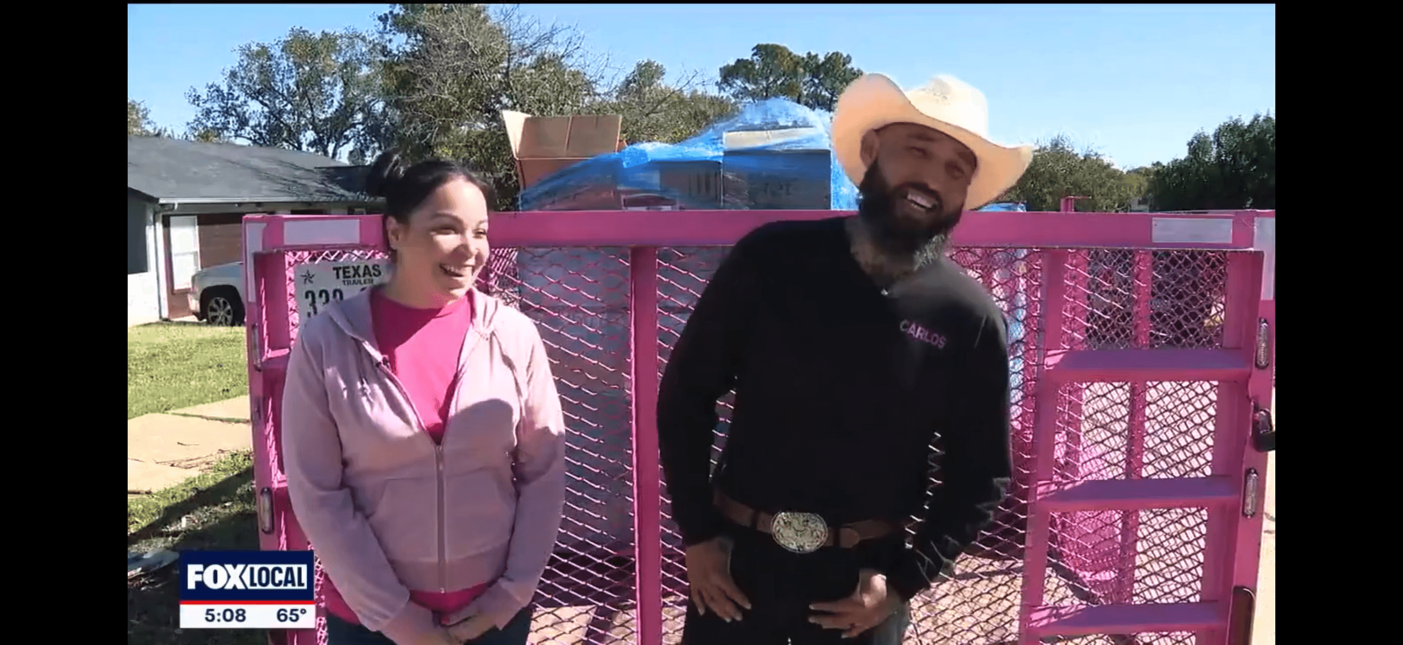 Carlos and wife featured on Fox4 Local news